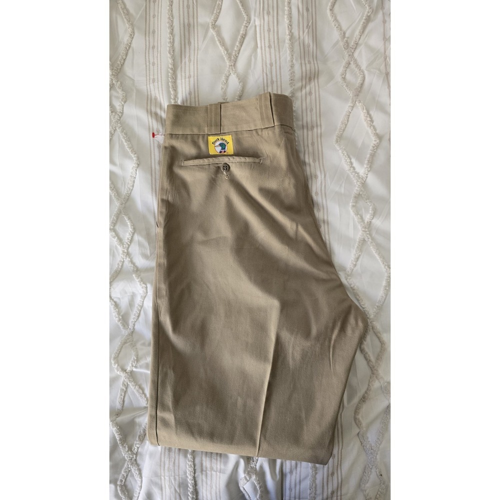 Duck Head Mens Khaki Pants 36x32 Classic Preppy Golf Chinos Tan Cotton
